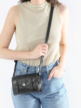 Cross Body Tas Mini Indispensable clipse Leder Paul marius Bruin eclipse MINIECL-vue-porte