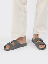 Slippers Transoco Cacatoes Groen women TRANCOSO-vue-porte
