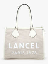 Schoudertas Cabas D't Met Rits Lancel Beige cabas d'ete A13310