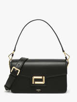 Schoudertassen Angele Leder Lancel Zwart angele A13149