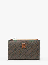 Portefeuille Th Monoplay Tommy hilfiger Bruin th monoplay AW16589