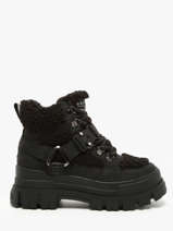 Sneakers Aspha Com Mid Warm Buffalo Zwart accessoires 1622328