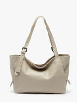 Schoudertassen Caviar Leder Milano Beige caviar CA24065