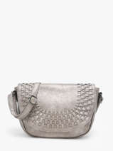 Cross Body Tas Winter Tresse Miniprix Zilver winter tresse 6004