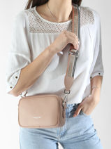 Cross Body Tas Milano Ana Leder Lancaster Roze milano ana 60-vue-porte