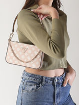 Schoudertassen Noelle Polyurethaan Guess Beige noelle PG787972-vue-porte