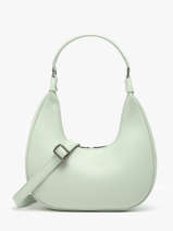 Schoudertassen Caviar Leder Milano Groen caviar CA24121