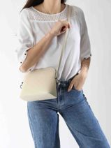 Cross Body Tas Caviar Leder Milano Beige caviar CA240614-vue-porte