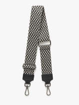 Schouderriem Milano Zwart caviar CA2112ZZ