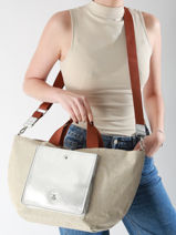 Handtas Estival Vanessa wu Zilver estival MA0099-vue-porte