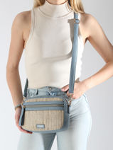 Cross Body Tas St Tropez David jones Blauw st tropez CM7538-vue-porte