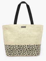Schoudertassen Kailani Papier Les tropeziennes Beige kailani TZ01
