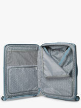 Uitbreidbare Harde Reiskoffer Fastforward American tourister Blauw fastforward 155260-vue-porte