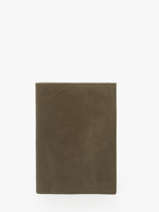 Portefeuille Oil Leder Etrier Groen oil EOIL528