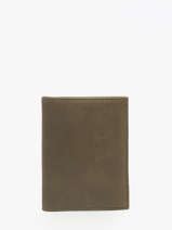 Portefeuille Met Portemonnee Oil Leder Etrier Groen oil EOIL142