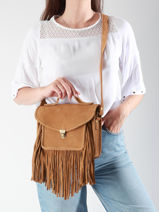 Cross Body Tas Melle George Folk Leder Paul marius Bruin folk GEORGFOL-vue-porte