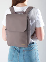 Rugzak Cluse Bruin backpack CX045-vue-porte