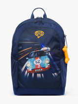 Rugzak 2 Compartimenten Stones and bones Blauw boys B