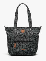 Schoudertas A4 Formaat Adventurer Gerecycleerd Polyester Cabaia Zwart adventurer TOTEBAGM