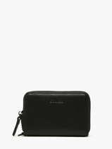 Portemonnee /cross Body Leder Etrier Zwart oxer EOXE096M