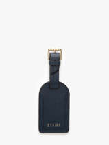 Adreslabel Tradition Cuir Etrier Blauw tradition ETRA901M