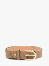 Riem Leder Milano Bruin velvet VE25067