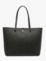 Schoudertas Karly Leder Lauren ralph lauren Zwart karly 31911655