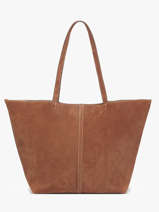 Schoudertassen Cabas Leder Vanessa bruno Bruin cabas 29V40873