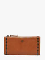 Portefeuille Heritage Leder Biba Bruin heritage POR4L