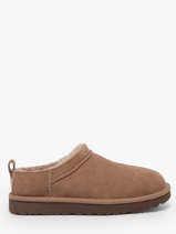 Classic Micro Leren Laarzen Ugg Bruin women 1173891