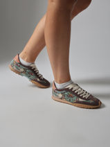 Sneakers Bridge Morris Brown Hoff Rood women 22561003-vue-porte
