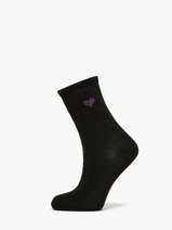 Sokken Pieces Zwart socks women 17159116