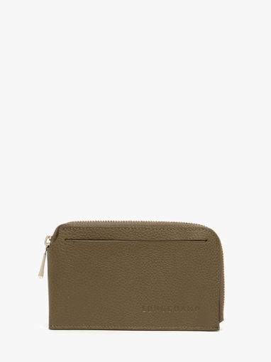 Longchamp Le foulonn Kredietkaarthouder Bruin