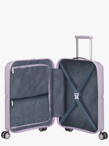 Handbagage Airconic American tourister Violet airconic 88G001-vue-porte
