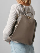 Rugzak David jones Grijs dune 2-vue-porte