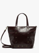 Handtas Cabas Cuir Leder Vanessa bruno Bruin cabas cuir 82V40435