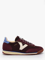 Sneakers Saturno Uit Leder Victoria Rood women 1158102