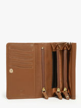 Portefeuille Caviar Leder Crinkles Bruin caviar 14049-vue-porte