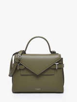 Cross Body Tas M Emilie Grain� Leder Le tanneur Groen emily TEMI1014