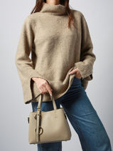 Handtas Grained Miniprix Beige grained R1710-vue-porte