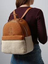 Rugzak Brit Laurent david Bruin ld bags 971-vue-porte