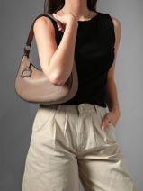 Schoudertas M Altesse Leder Etrier Bruin altesse EALT017M-vue-porte