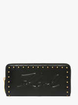 Portefeuille K/ville Studs Leder Karl lagerfeld Zwart k ville B1W32074