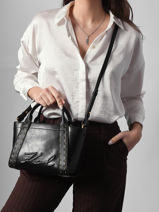 Handtas K/ville Studs Leder Karl lagerfeld Zwart k ville B1W30262-vue-porte