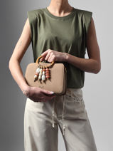 Cross Body Tas Camomille Pearl Woomen Beige camomille pearl WCAE1S-vue-porte
