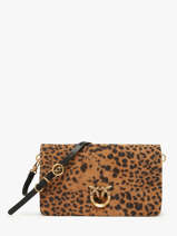 Cross Body Tas Love Bag Soft Pinko Bruin love bag soft 6023A32A