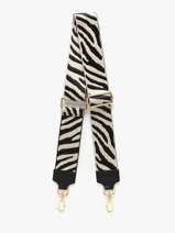 Schouderriem Caviar Milano Zwart caviar CA25ZBOB