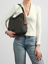 Schoudertas Grigri Polyurethaan David jones Zwart grigri CM8384-vue-porte