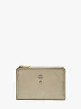 Portefeuille Leder Mila louise Beige vintage 3576XC