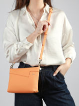 Cross Body Tas Palma Leder Nathan baume Oranje nathan 27-vue-porte